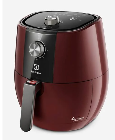OLLA FREIDORA DE AIRE ELECTROLUX EAF31 4 LITROS 1400 WATTS GRAND EFFICIENT PANEL DE CONTROL MIXTO COLOR ROJO