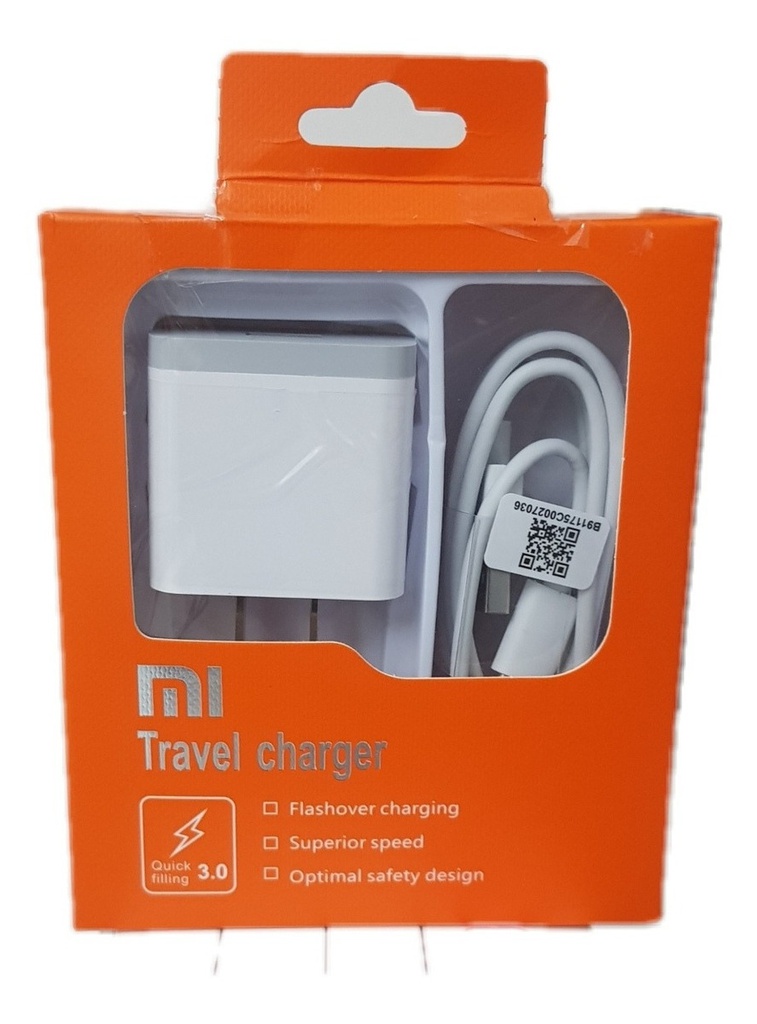 CARGADOR TIPO C XIAOMI QC4.0