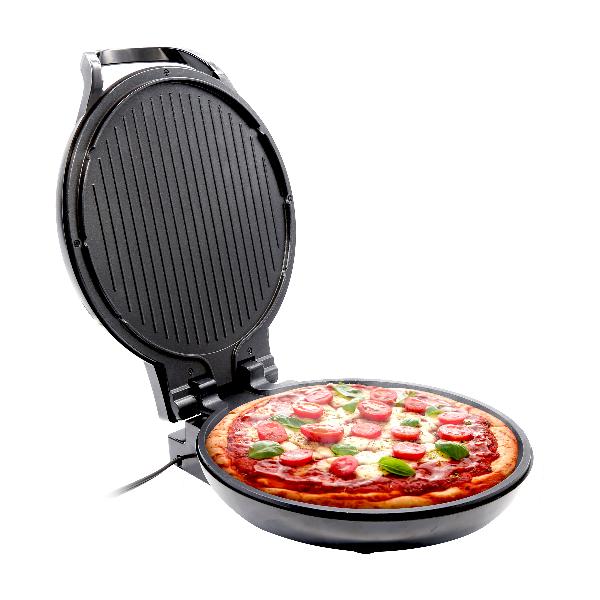 PIZZA MAKER 180° HE-828G | NEGRO HE-828G 27CM1300W NEGRA .+ESPATULA