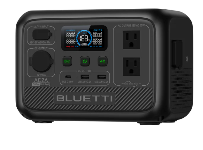 BATERIA PORTATIL BLUETTI AC2A PORTABLE POWER STATION | 300W 204.8WH