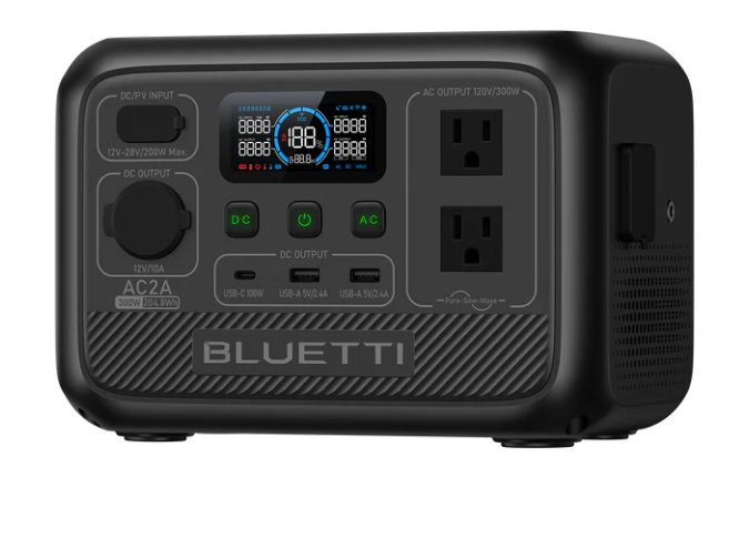 BATERIA PORTABLE BLUETTI AC2A PORTABLE POWER STATION | 300W 204Wh