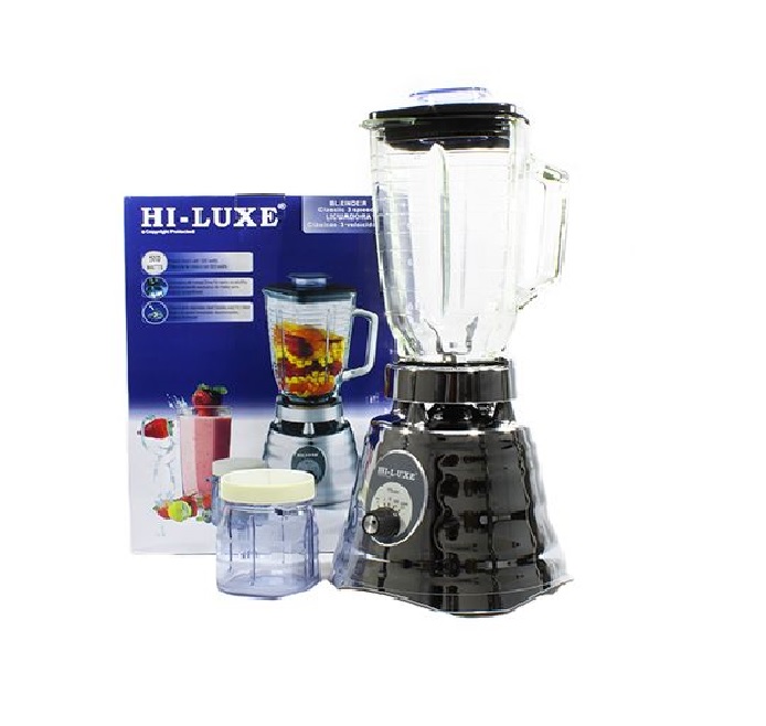 LICUADORA HI-LUXE CLÁSICA HL-888 3 VELOCIDADES 500 WATTS VASO BOROSILICATO 1.25L