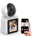 CAMARA DE SEGURIDAD CON PANTALLA WIFI HD VISION NOCTURNA