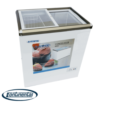 CONGELADOR CONTINENTAL 168 LITROS PANORAMICO TAPA DE VIDRIO SD-168Q