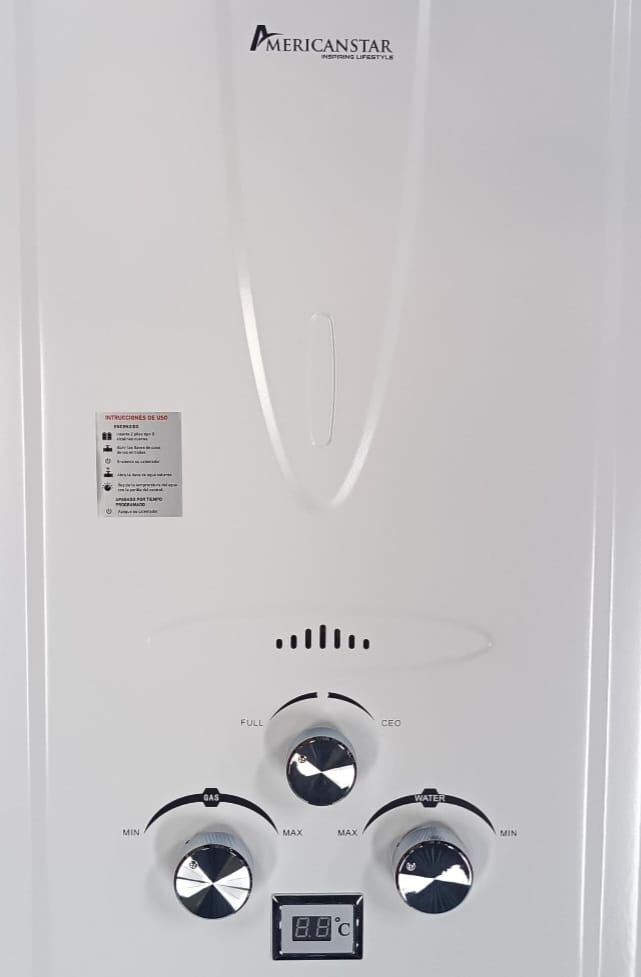 CALEFON DE AGUA AMERICAN STAR WH10Y1AB 6 LITROS A GAS