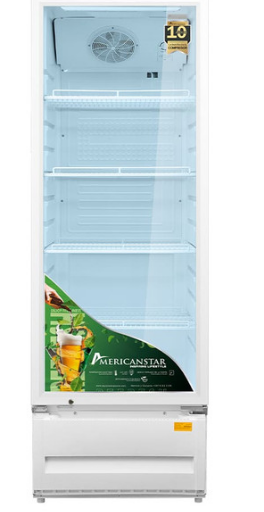 VITRINA EXHIBIDORA AMERICAN STAR 309 LITROS AS411SC