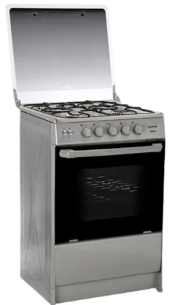 COCINA ECOLINE A GAS 4 HORNILLAS 60CM BIANCA CON GRILL