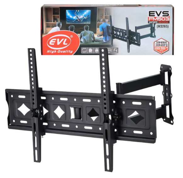 SOPORTE PARA TV CON BRAZO 32" HASTA 65" EVS FM503