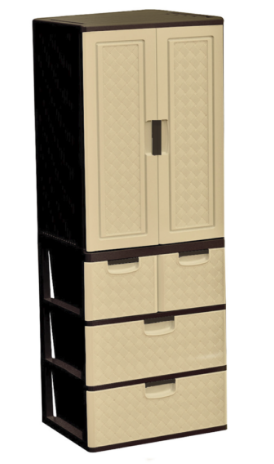 ARMARIO CAJONERA SUPREMA DUO BEIGE/CAFE 940461G0