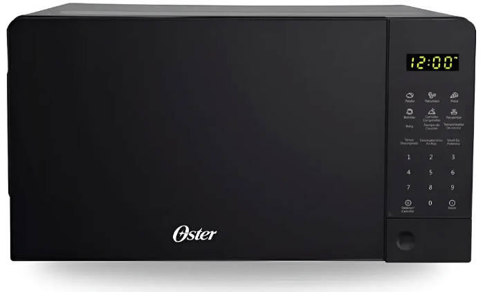 MICROONDAS OSTER DIGITAL 20 LITROS NEGRO TIPO ESPEJO OGGME2702
