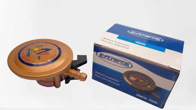 KIT COMPLETO CONTINENTAL DOMESTICO VALVULA DE GAS MANGUERA Y ABRAZADERAS