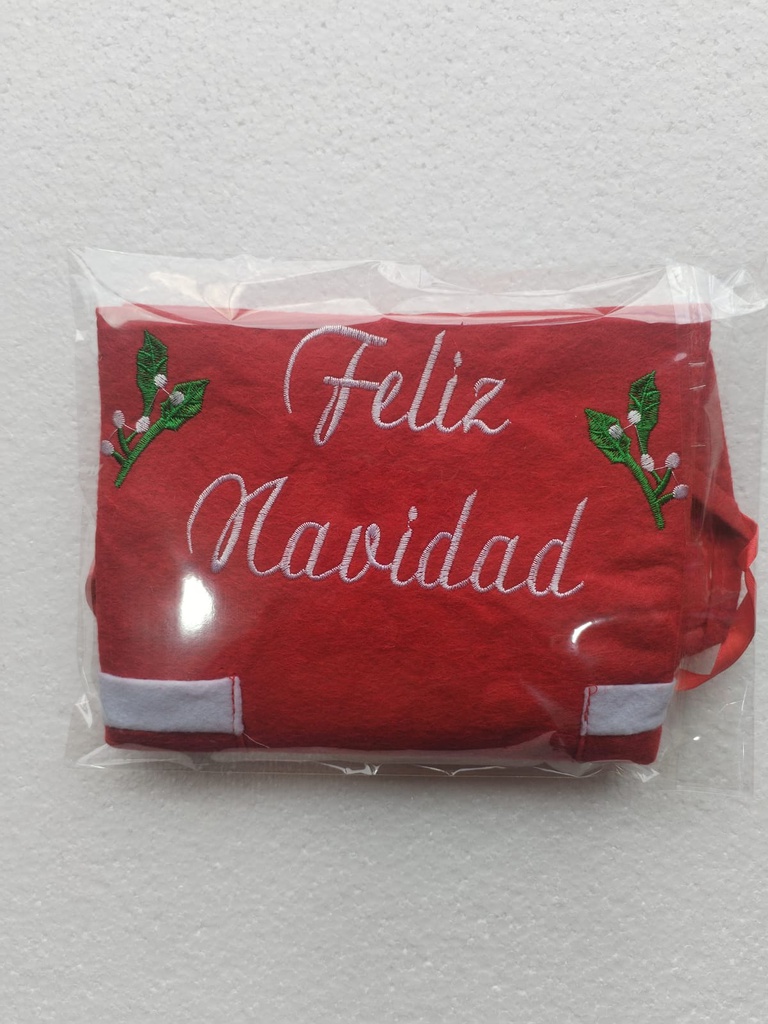 DELANTAL NAVIDEÑO
