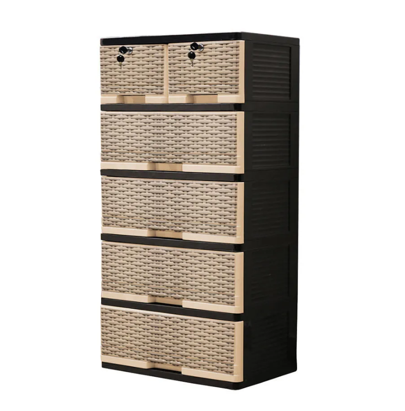 CAJONERA RAMADA 5 PISOS CON LLAVE COD: RAMADA-5P