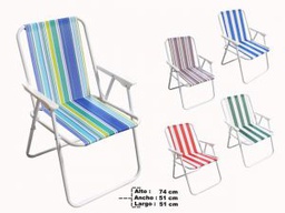 [937749] SILLA PLAYERA MULTICOLOR  73CM X 53CM X 44CM 23158