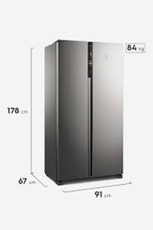 [ERSA53V6HVG] REFRIGERADORA ELECTROLUX SIDE BY SIDE NO FROST 521 LITROS ERSA53V6HVG