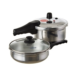 [UM 7253] OLLA DE PRESION UMCO 2 LITROS + OLLA 4 LITROS UM 7253