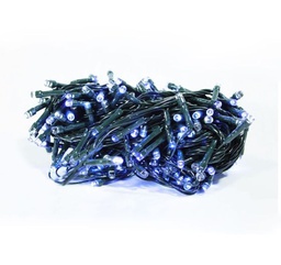 [BUS022] LUCES NAVIDEÑAS LED 200 MUSICAL BLANCA Y AZUL CABLE VERDE