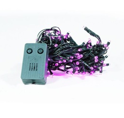 [BUS015] LUCES NAVIDEÑAS LED 138L  MUSICAL LILA CABLE VERDE