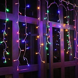 [MULTICOLOR] LUCES NAVIDEÑA CASCADA 100 LED MULTICOLOR