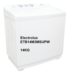 [WWTB14M7MUWW] LAVADORA WHITE WESTINGHOUSE BY ELECTROLUX DOBLE POZO 31 LIBRAS WWTB14M7MUWW