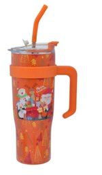 [NAVI] JARRO NAVIDEÑO CON SORBETE 10CM X 26CM