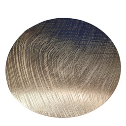 [NAVI] INDIVIDUAL NAVIDEÑO PLASTICO REDONDO DORADO