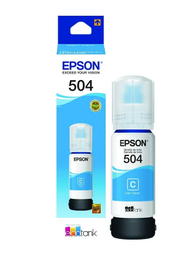 TINTA EPSON T504 AZUL