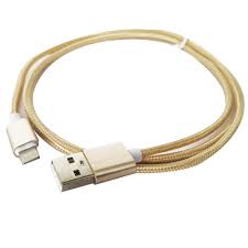 CABLE USB QBIT TRENZADO PARA IPHONE