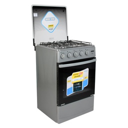 [NOELIA] COCINA ECOLINE NOELIA A GAS 4 HORNILLAS 60CM  C-T-SILVER