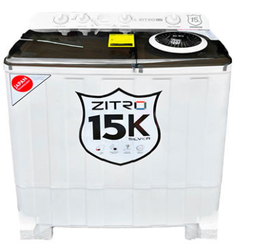 [ZWM15] LAVADORA ZITRO SEMI AUTOMATICA DOBLE POZO 15KG 33 LIBRAS ZWM15