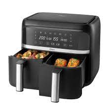 [OSTER] OLLA AIR FRYER OSTER 2 CANASTAS CKSTAF7MCDDF-013 3.8 L + 3.8 LITROS