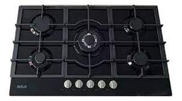 [90G-060] ENCIMERA RCA 5 HORNILLAS A GAS VIDRIO TEMPLADO 90 CM ENCENDIDO ELECTRICO  90G-060