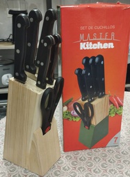 [MASTER] SET DE CUCHILLOS MASTER KITCHEN 7 PIEZAS