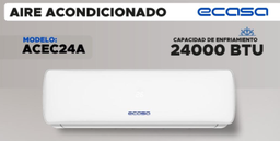 [ECASA] AIRE ACONDICIONADO ECASA 24.000BTU