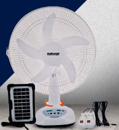 [RE] VENTILADOR RECARGABLE CON PANEL SOLAR DE MESA 12" JMD PM6238