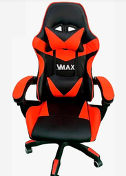 [GAMER] SILLA GAMING NEGRA CON ROJO CON INCLUNACION 90-150 GRADOS