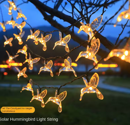 [Y32] LUCES CON PANEL SOLAR  COLIBRI 48L