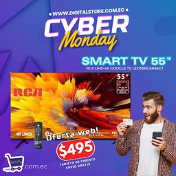 [RCA] CYBER MONDAY SMART TV 55&quot; RCA 4K GOOGLE TV