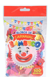 GLOBOS CARNAVAL 100 UNIDS