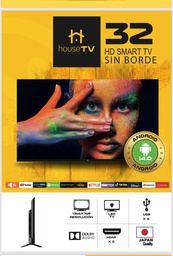 [HOUSE] SMART TV HOUSE 32 " LED SMART SIN BORDE