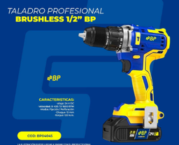 [BP] TALADRO BP BRUSHLESS 1/2 PROFECIONAL