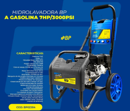 [BP] HIDROLAVADORA BP S GASOLINA 7HP /3.000PSI