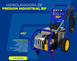 [BP] HIDROLAVADORA BP A PRESION INDUSTRIAL