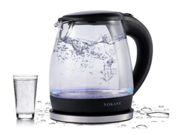 [09047] HERVIDOR SOKANY DE VIDRIO 2 LITROS 09047 1500W