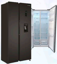 [ECOLINE] REFRIGERADORA ECOLINE SIDE BY SIDE 452 LITROS NEGRO NO FROST