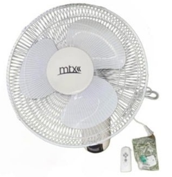 [MTX] VENTILADOR DE PARED MTX CON CONTROL REMOTO 16"